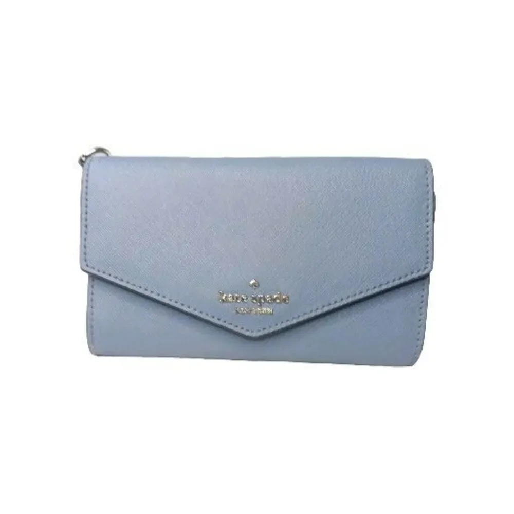 Kate Spade New York Laurel Way Blue Leather Wallet